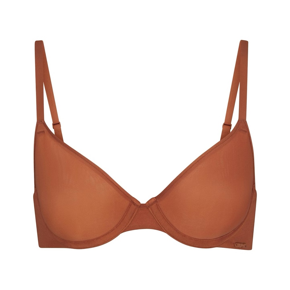 Skims Weightless Demi Bra- Bronze Full Coverage Underwire Bra